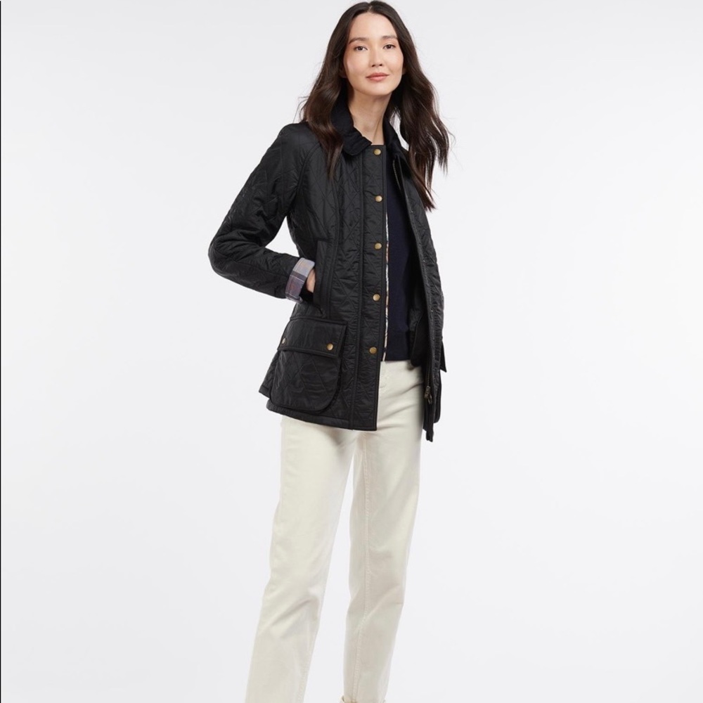 Barbour Beadnell Fleece Lined Quilted Jacket